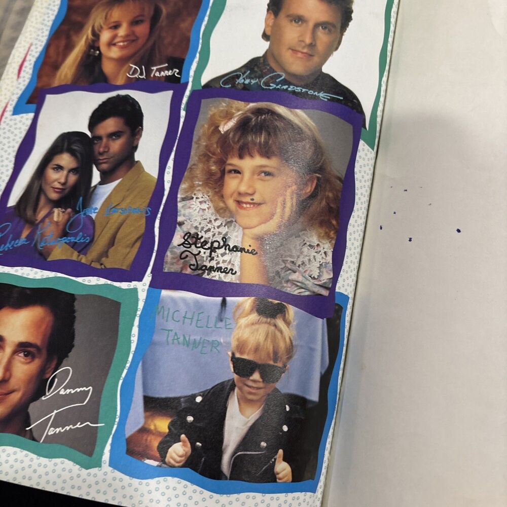 D.J.'S Full House Family Scrapbook 1992 1st Paperback Scholastic Candace Bure - Picture 10 of 16